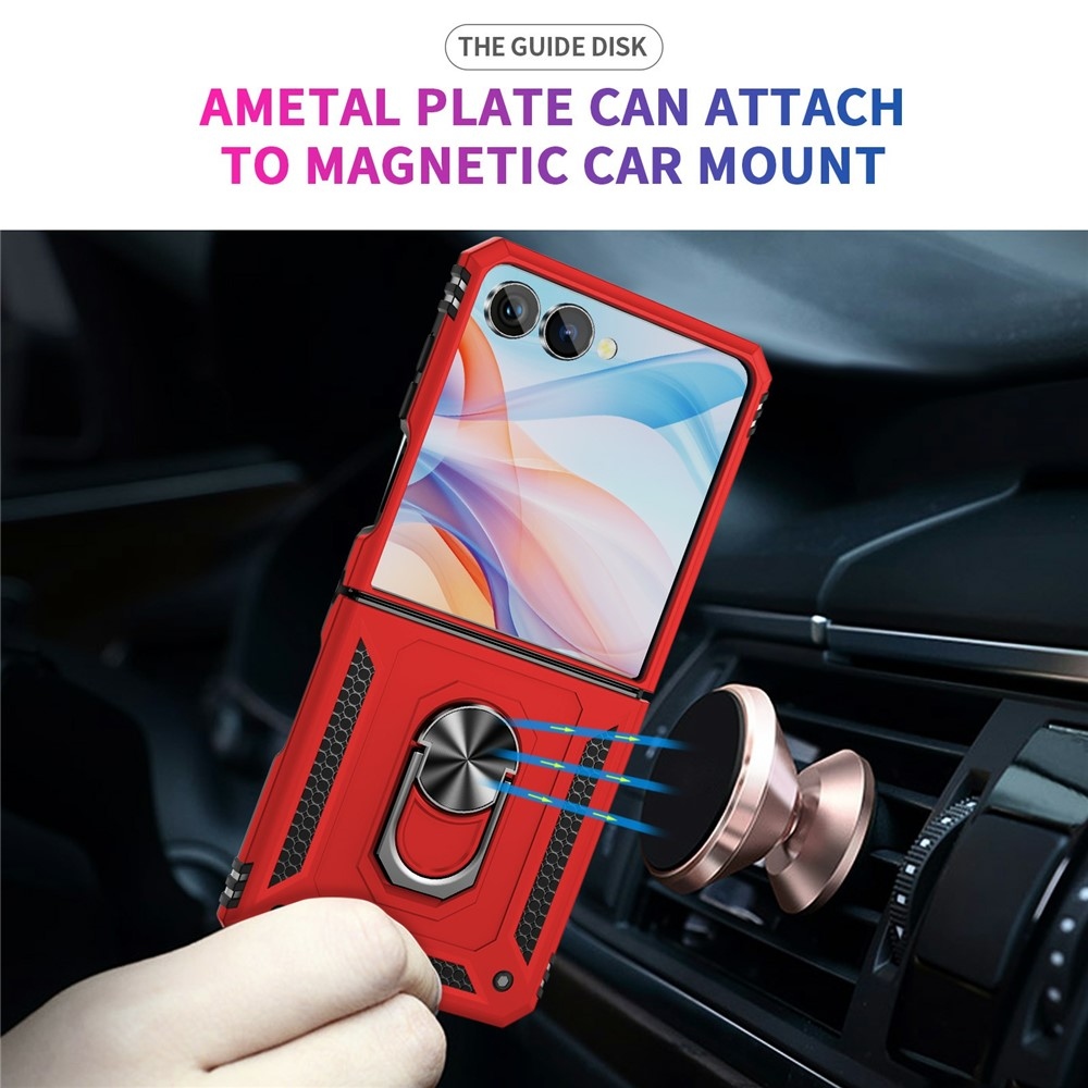 Gyűrűálló borítás Samsung Galaxy Z Flip7 5G készülékhez - piros