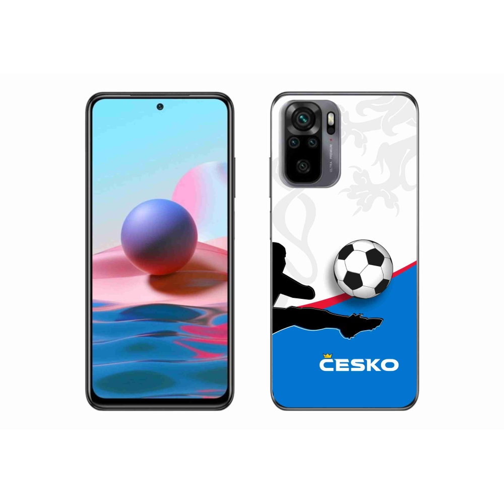 Gél borítás mmCase a Xiaomi Redmi Note 10 4G - futball Csehország 3