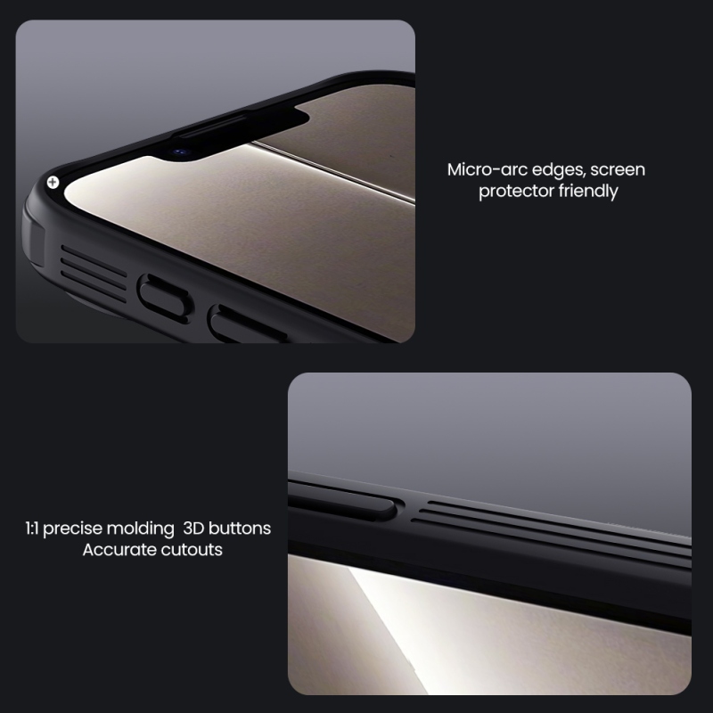 Nillkin CamShield PRO hátlap az Apple iPhone 16e készülékhez Mélyzöld