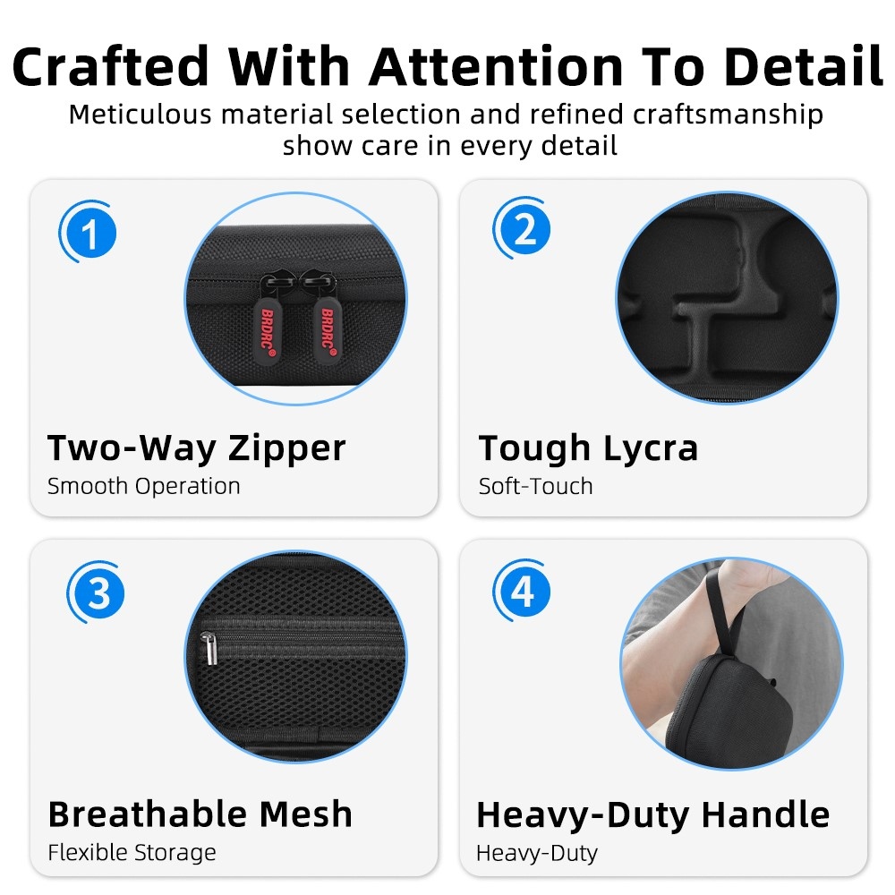 BRDRC tárolótok Insta360 GO Ultra Standard Edition készülékhez karabinerrel