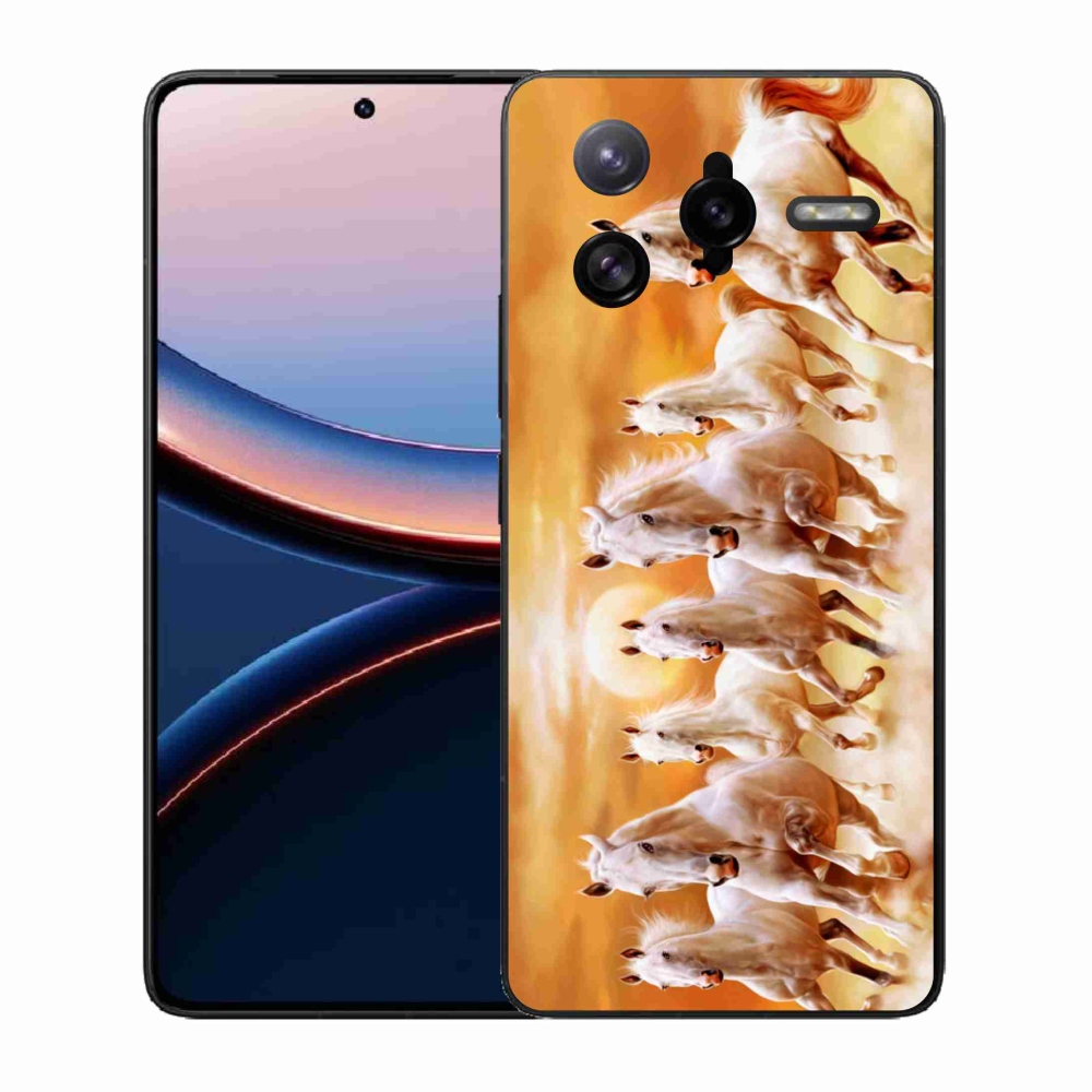 Gél borítás mmCase a Xiaomi Poco F7 Ultra számára - lovak 2