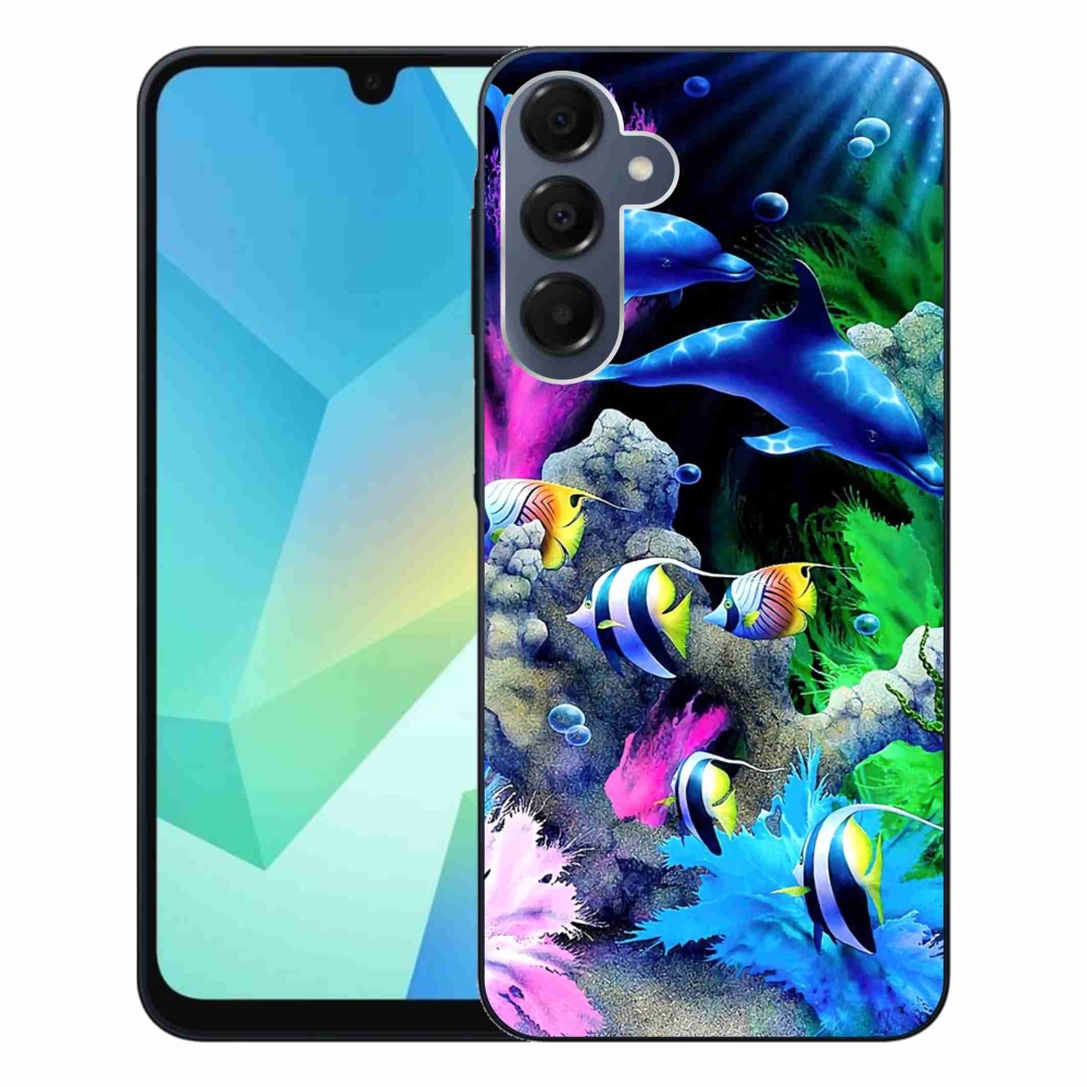 Gél tok mmCase Samsung Galaxy A16 4G/5G készülékhez - tengeri világ