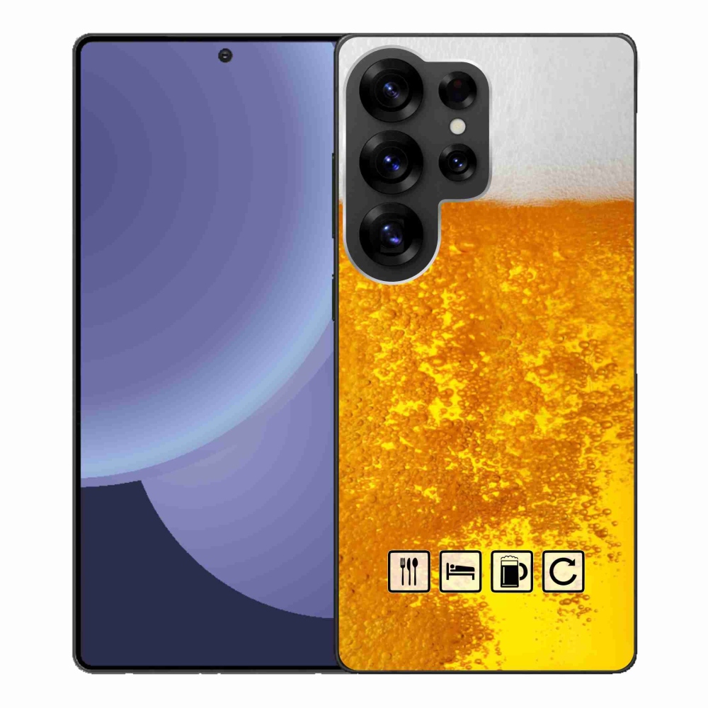Gél borító mmCase Samsung Galaxy S25 Ultra - sör motívum 3