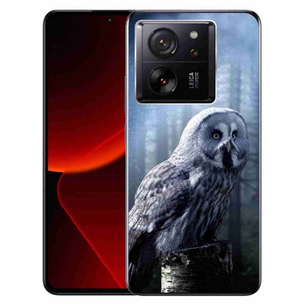 Zselés borítás mmCase a Xiaomi 13T/13T Pro számára - bagoly