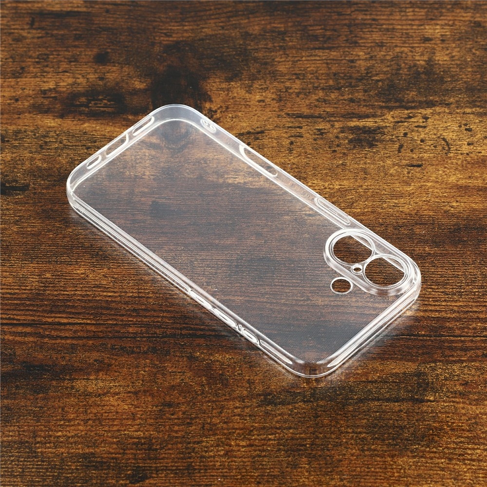 Átlátszó zselés tok iPhone 17 készülékhez - átlátszó