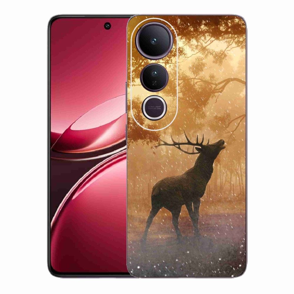 Zselés borítás mmCase a Vivo V50 Lite 4G/5G-hez - szarvasok a vadászaton