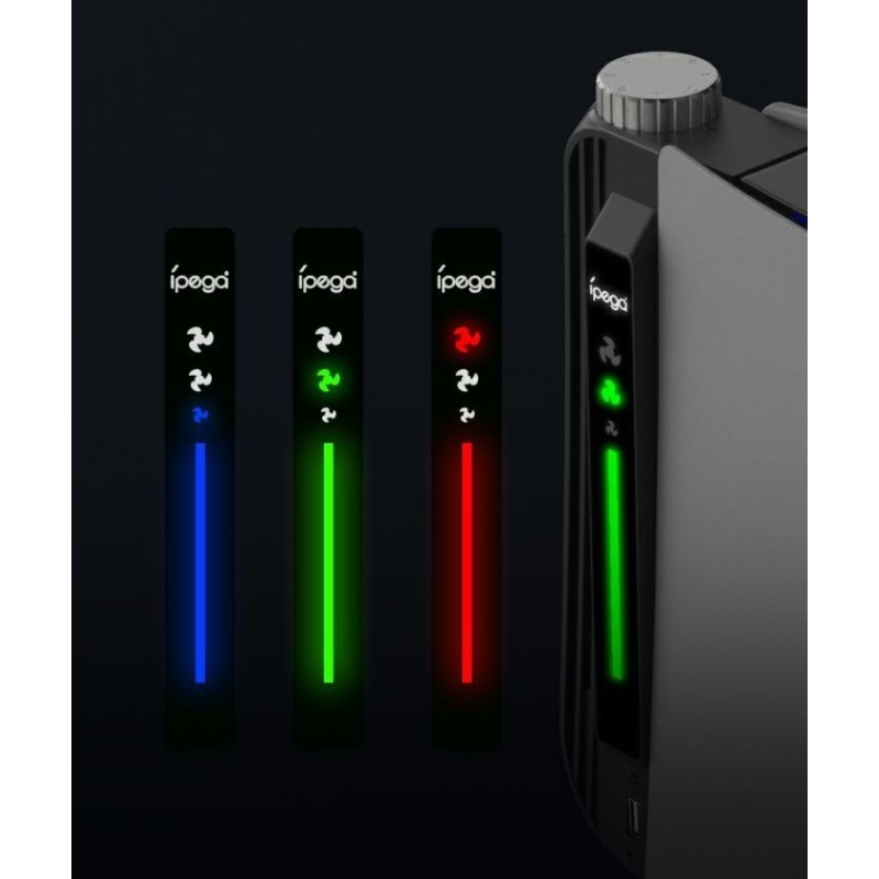 iPega P5031 Kiegészítő hűtés a PS5-hez fekete színben