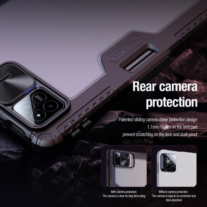 Nillkin Bumper PRO védőtok, többszögű, Xiaomi Pad 7/7 Pro-hoz, fekete