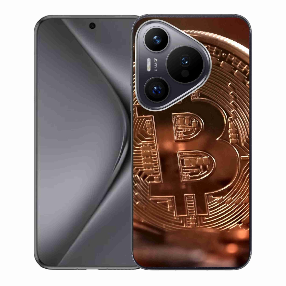 Gél borító mmCase a Huawei Pura 70 számára - bitcoin