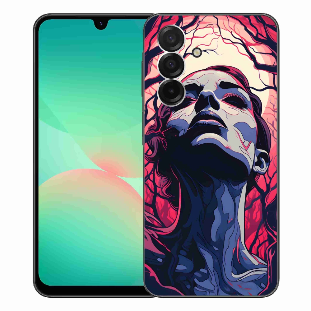 Gél borítás mmCase Samsung Galaxy A26 5G - absztrakt arc