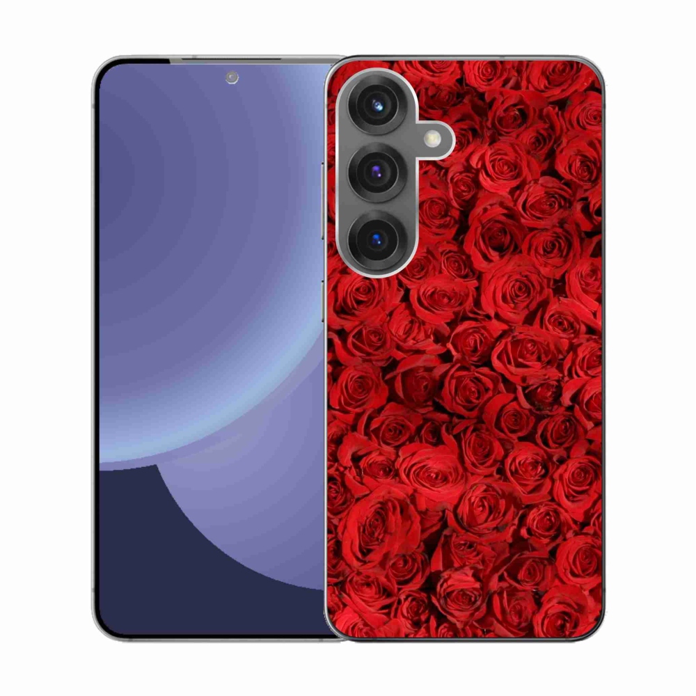 Zselés borítás mmCase Samsung Galaxy S25 készülékhez - rózsaszínű