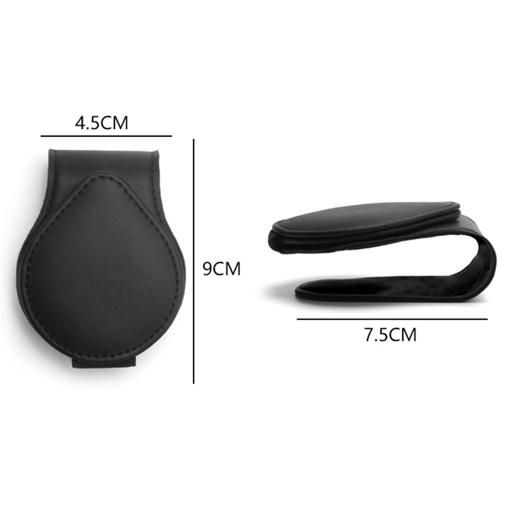 Napellenzőre rögzíthető szemüvegtartó - szürke