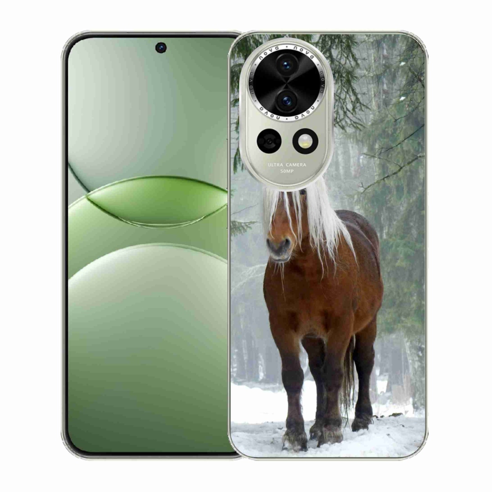 Zselés borítás mmCase a Huawei Nova 13 5G-n - ló az erdőben