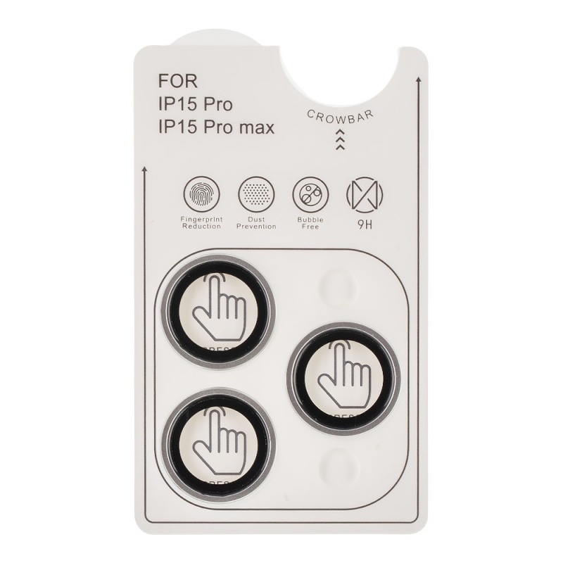 CSOMAG:ME objektívvédő Apple iPhone 15 Pro/15 Pro Max fehér titán