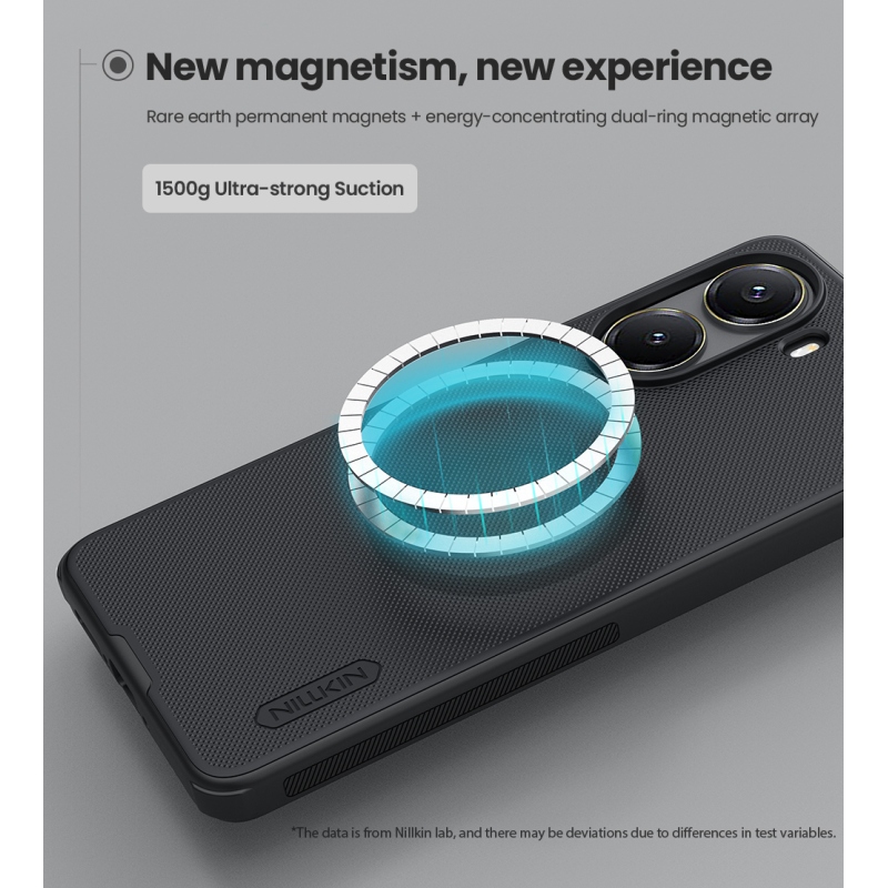 Nillkin Super Frosted PRO mágneses hátlap a Poco X7 Pro 5G számára Fekete