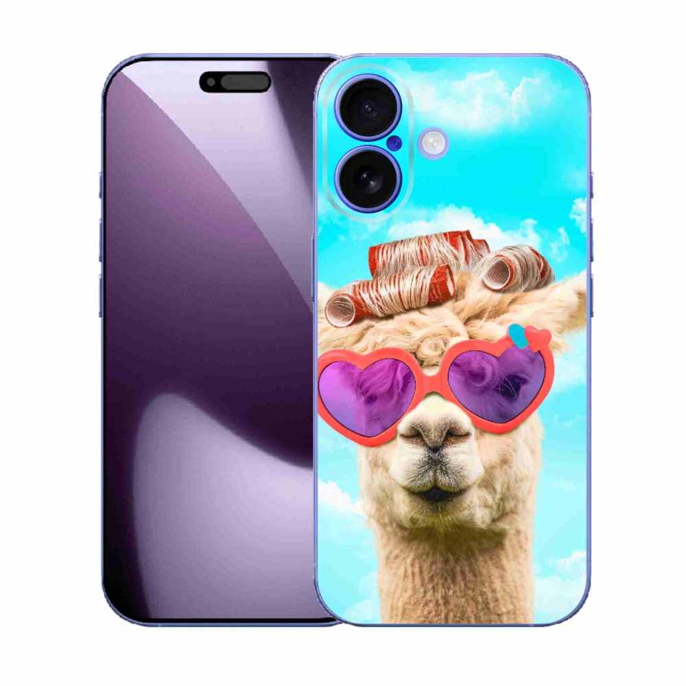 Zselés borítás mmCase iPhone 17 készülékhez - szemüveges láma