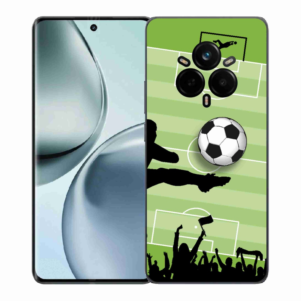 Zselés borítás mmCase a Realme 14 Pro+ 5G számára - futball 3