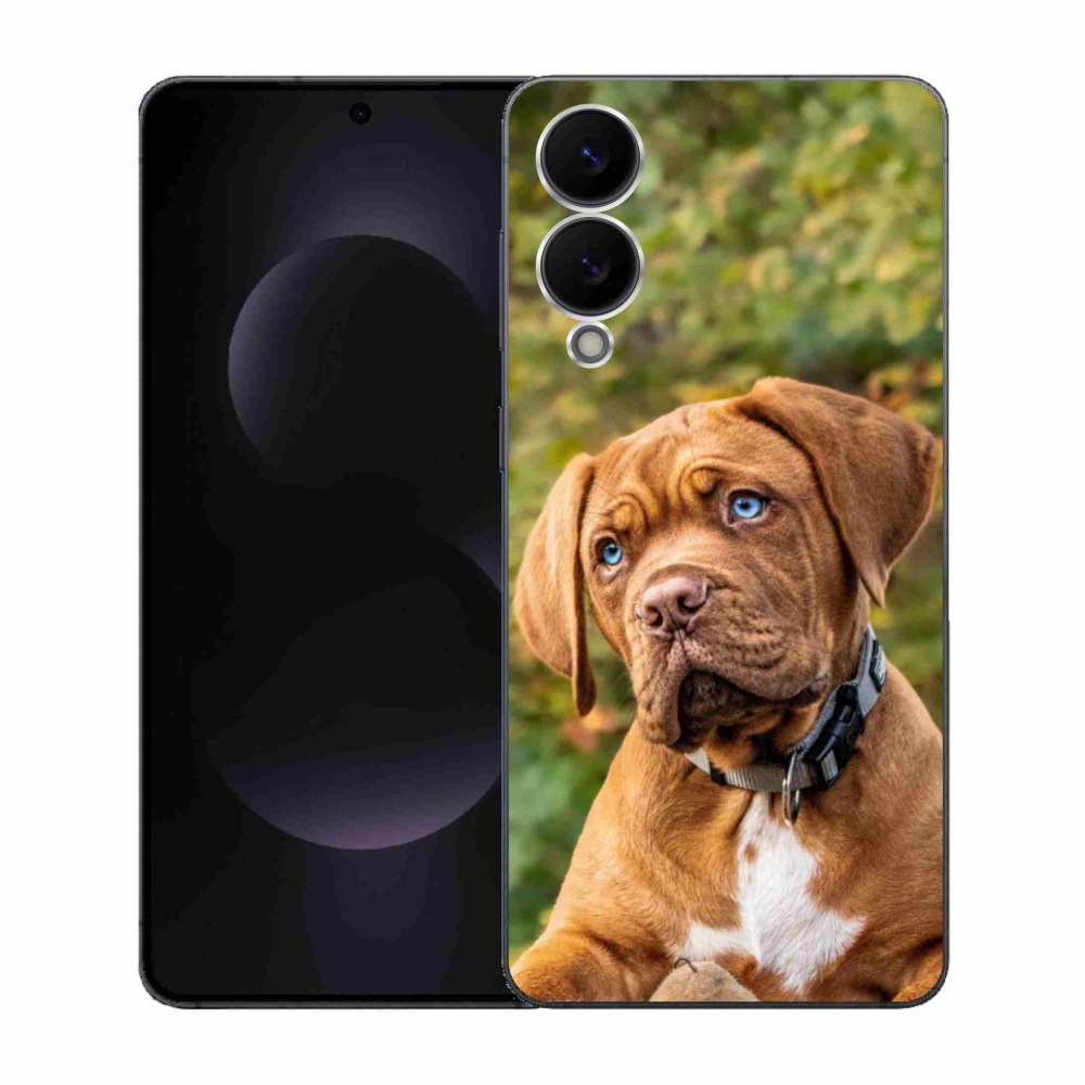 Gél borítás mmCase Samsung Galaxy S25 Edge készülékhez - kölyökkék