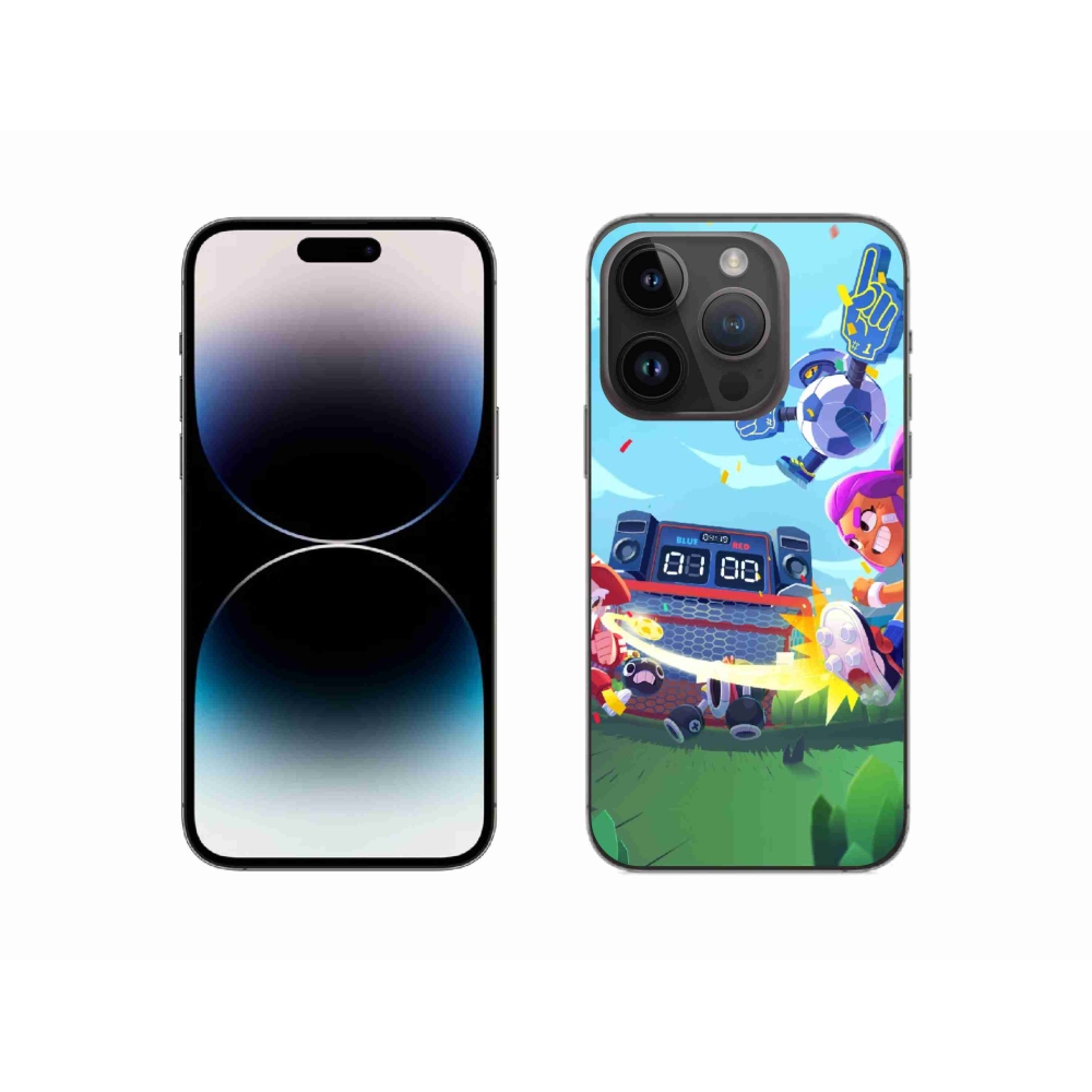 Zselés borítás mmCase iPhone 14 Pro 6.1 - verekedés csillagok 1