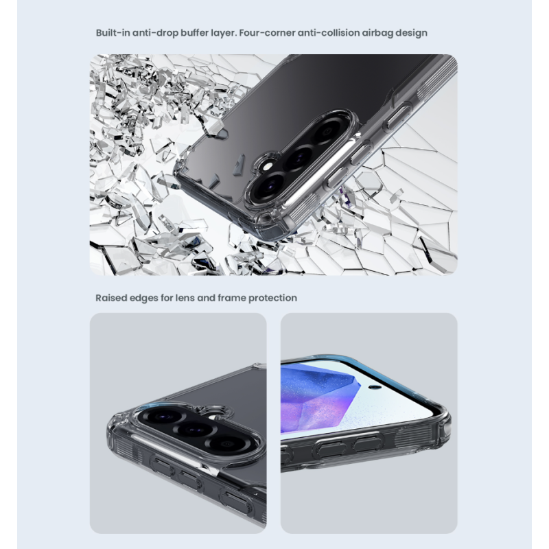 Nillkin Nature TPU PRO Cover for Samsung Galaxy A56 5G átlátszó