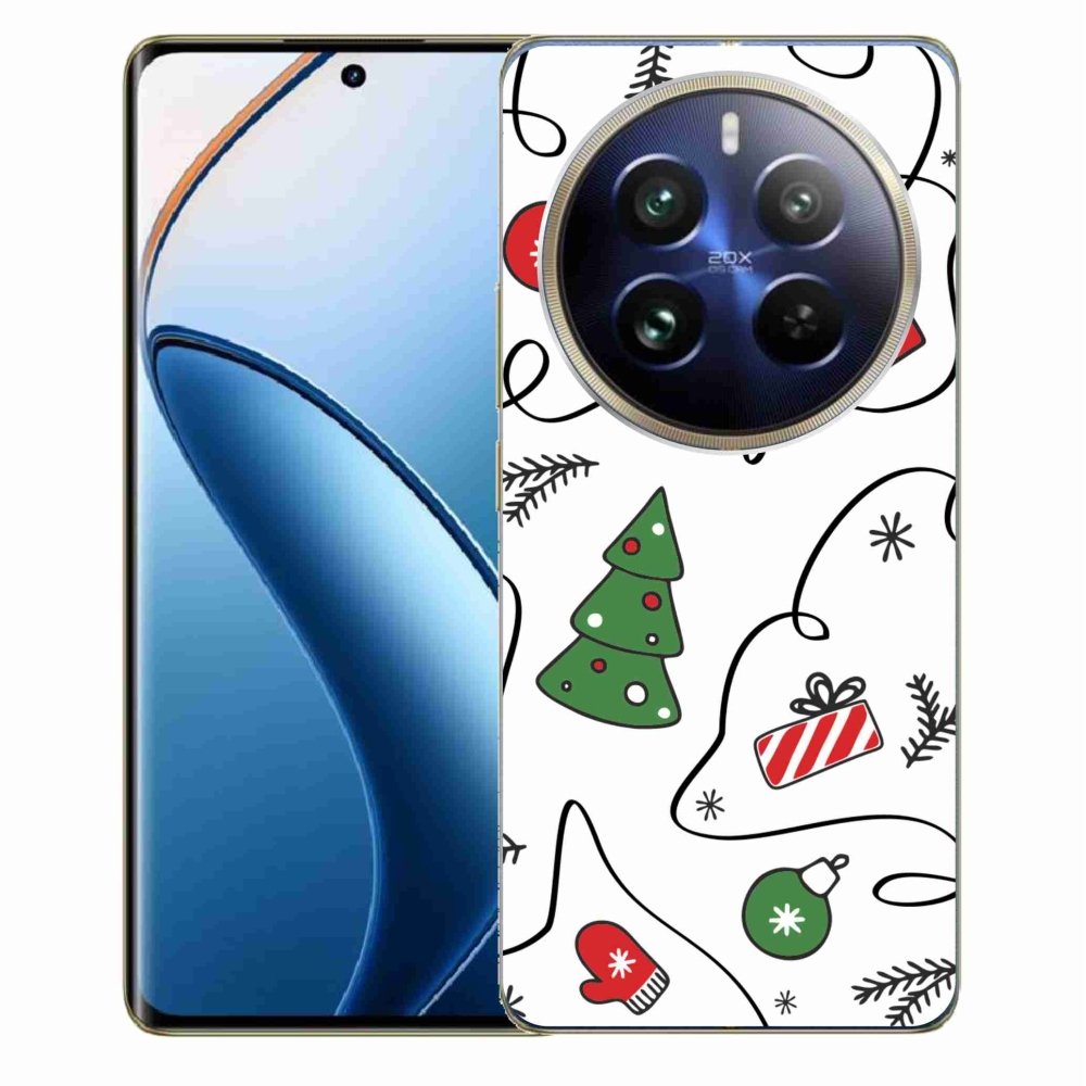 Gél borítás mmCase a Realme 12 Pro 5G/12 Pro+ 5G modellhez - karácsonyi motívumok