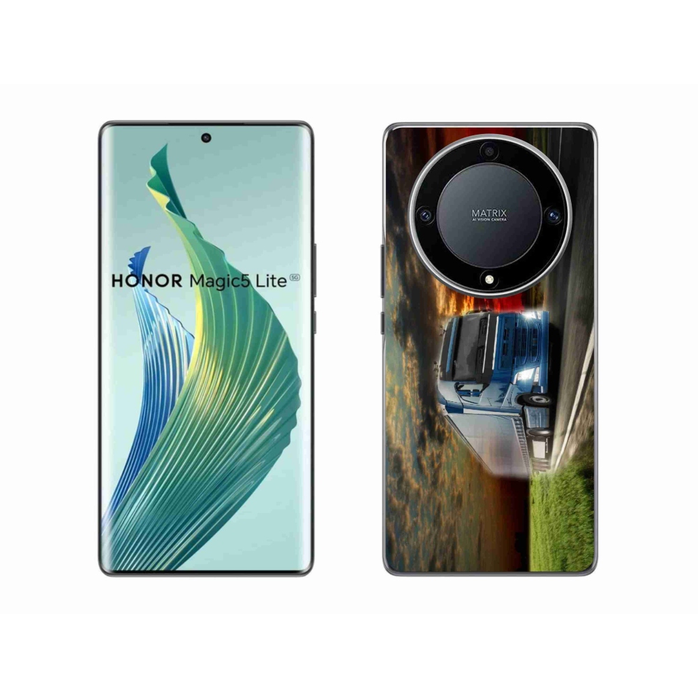 Gél borítás mmCase a Honor Magic 5 Lite 5G készülékhez - teherautó 4