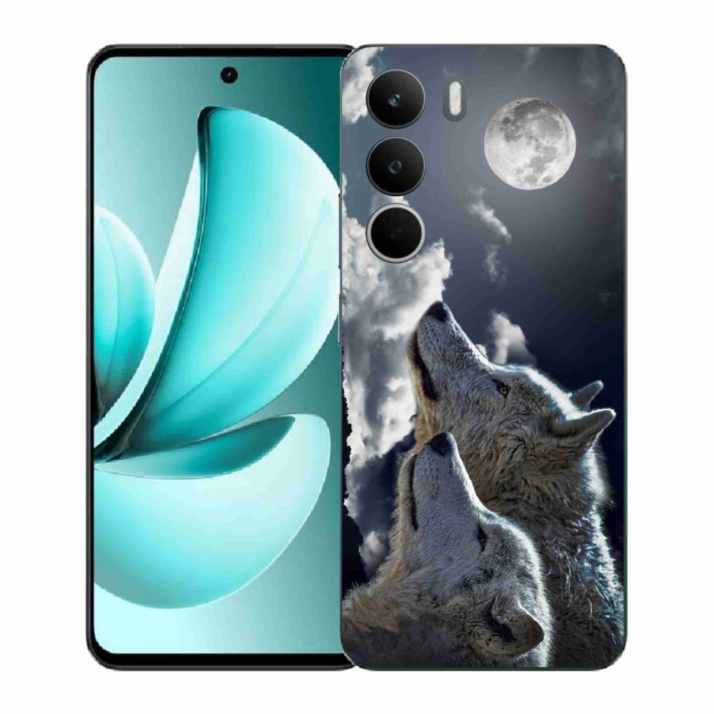 Gél borítás mmCase a Realme C71 készülékhez - farkasok