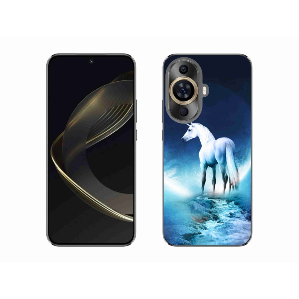 Gél borítás mmCase a Huawei Nova 11 készülékhez - fehér egyszarvú