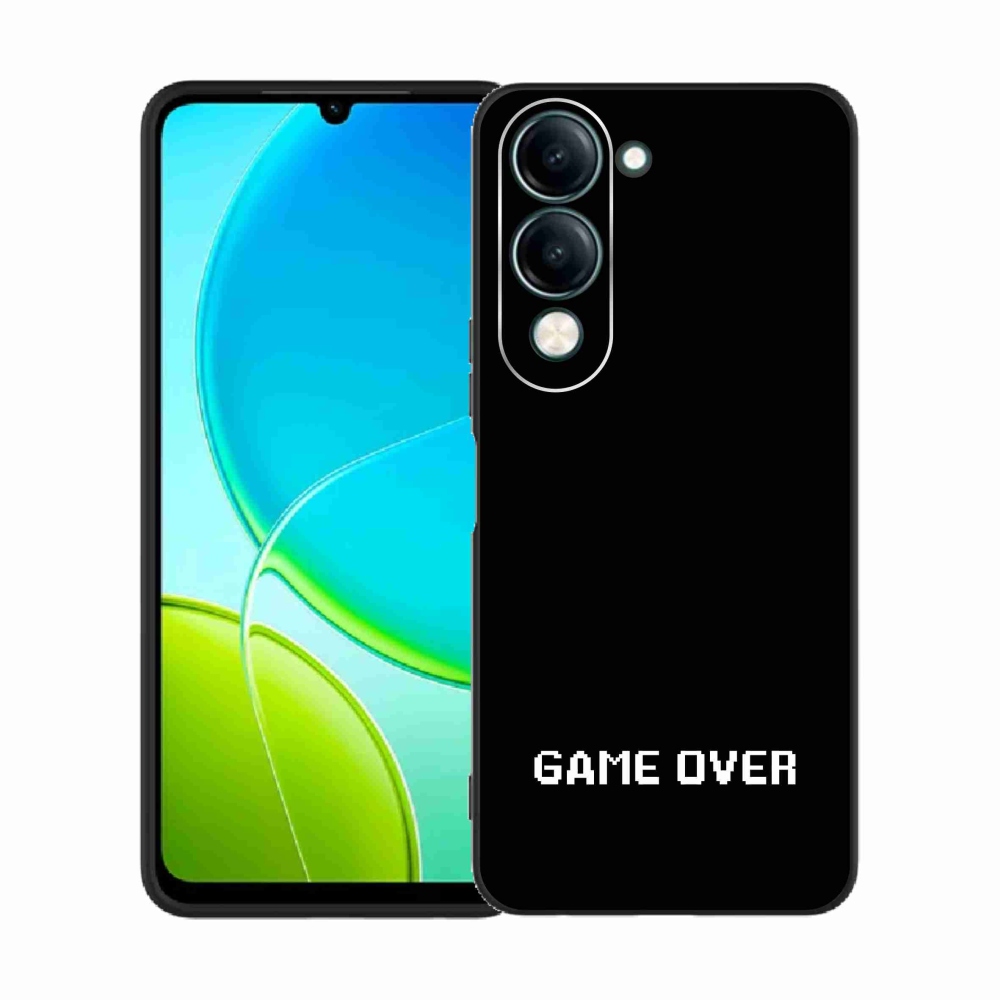 Gél borító mmCase a Vivo Y29s 5G-hez - játék fekete háttérrel