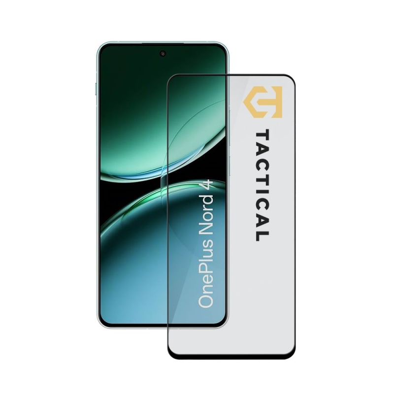 Taktikai üvegpajzs 5D üveg a OnePlus Nord 4 5G fekete számára
