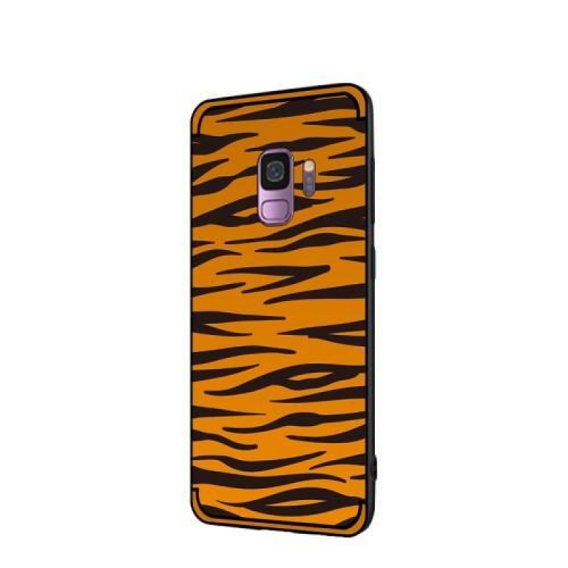 Wild zselés tok Samsung Galaxy S9 készülékhez - barna zebra