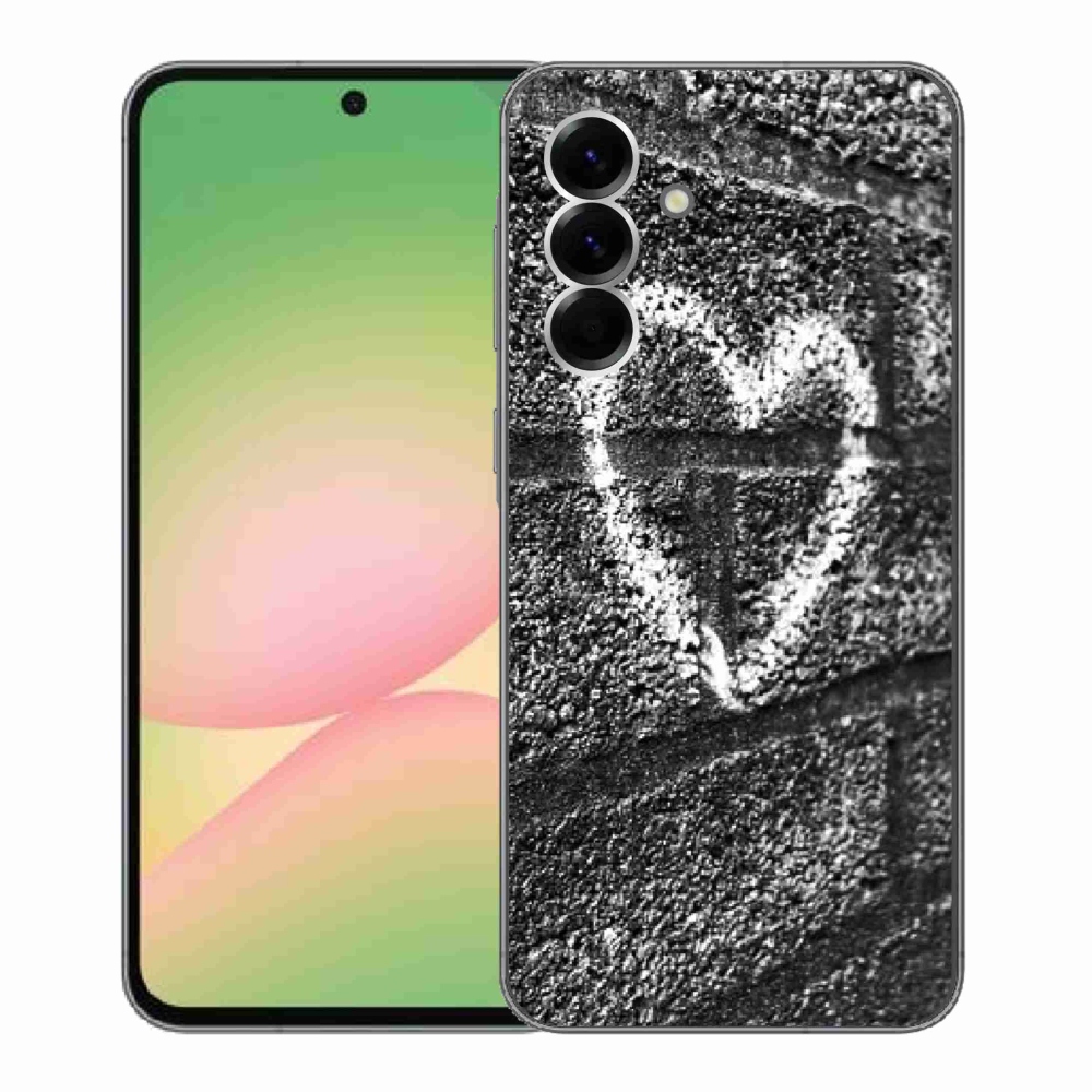 Gél borítás mmCase Samsung Galaxy A56 5G - szív a falon