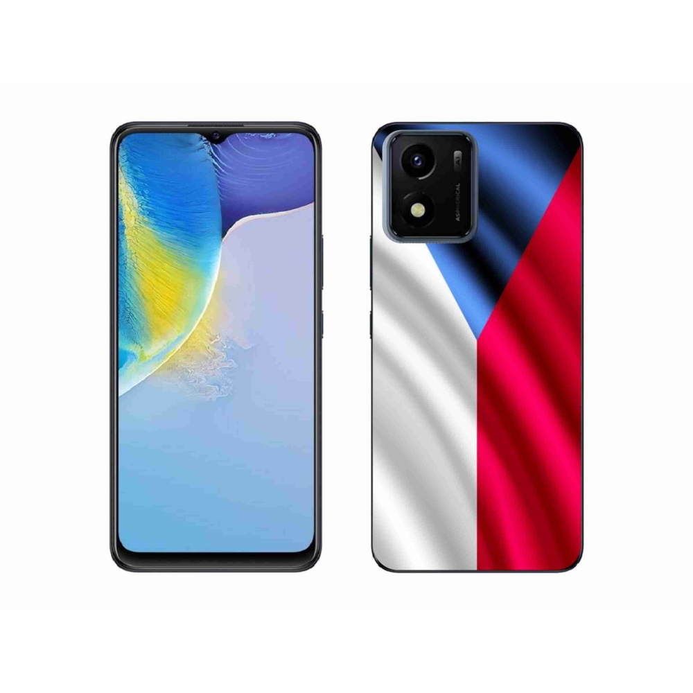 Gél borító mmCase mobilhoz Vivo Y01 - cseh zászló