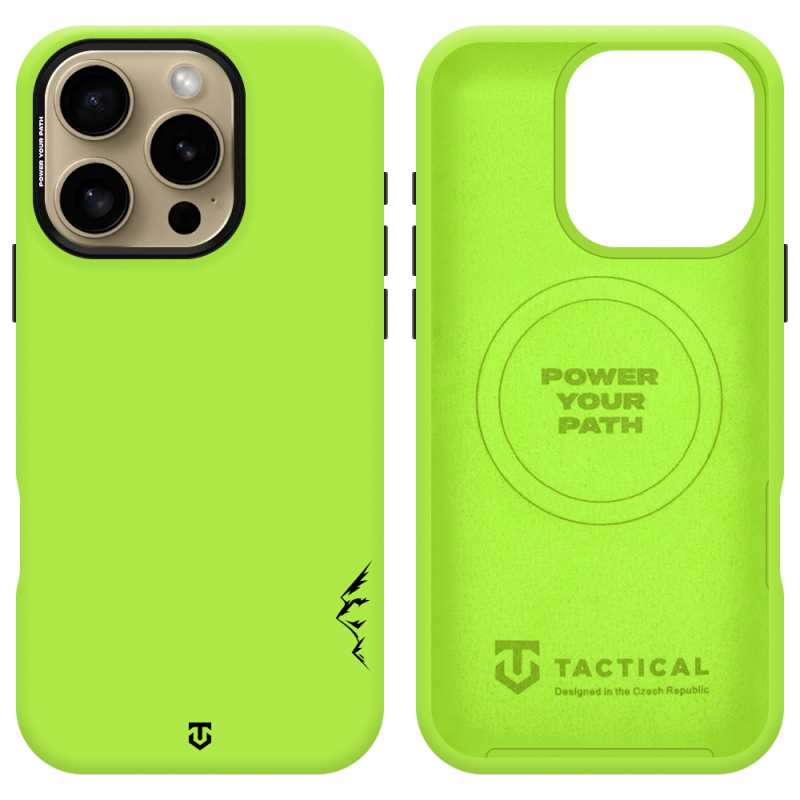 Tactical MagForce Velvet Smoothie 2.0 tok az Apple iPhone 16 Pro-hoz, avokádó színben