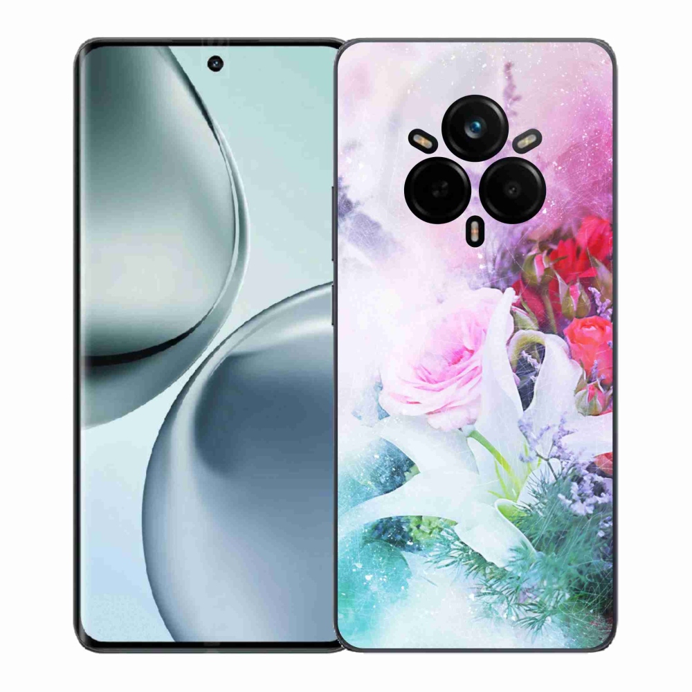 Gél borítás mmCase a Realme 14 Pro+ 5G számára - virágok 4