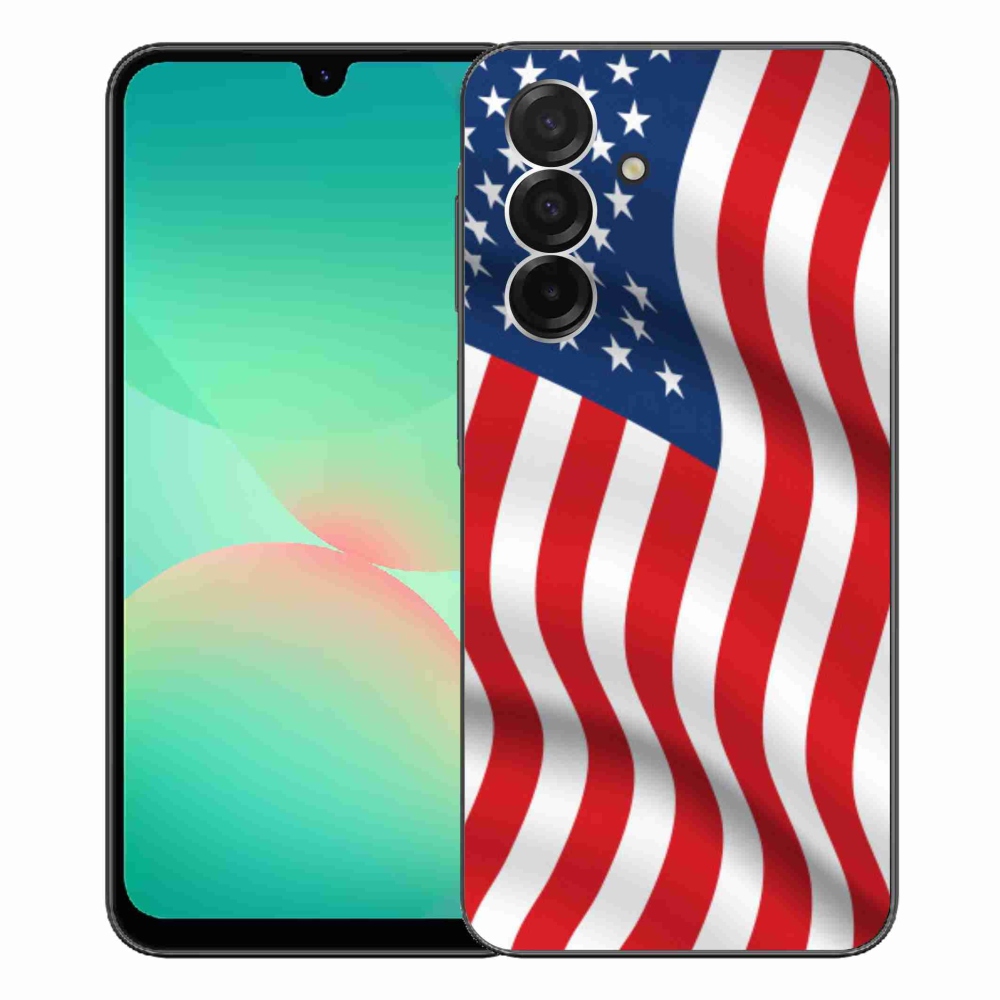 Gél védőhuzat mmCase Samsung Galaxy A26 5G - amerikai zászlóhoz