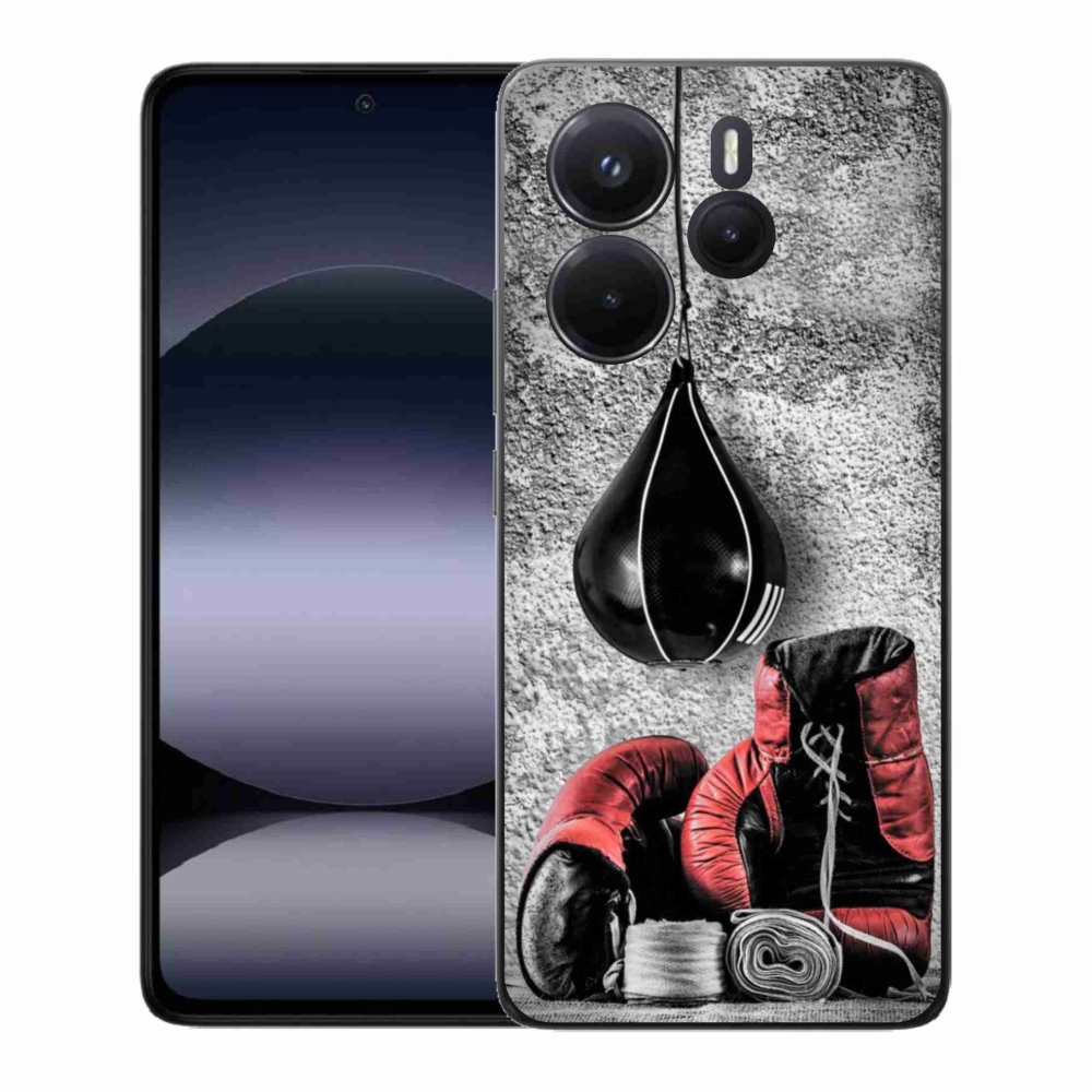 Gél borítás mmCase a Xiaomi Redmi Note 14-hez - bokszzsák és kesztyűk