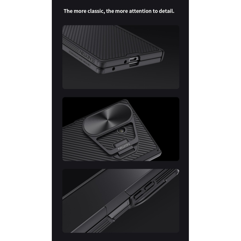 Nillkin CamShield Prop mágneses hátlap Samsung Galaxy Z Fold 7 Fekete fekete