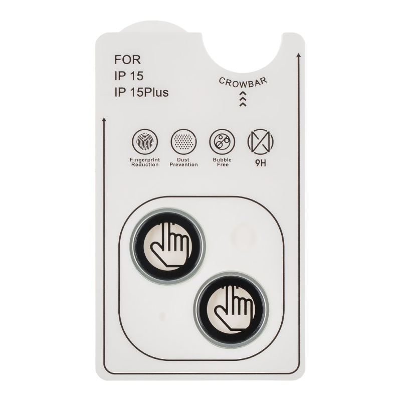 Csomagolás:ME lencsevédő Apple iPhone 15/15 Plus-hoz Zöld