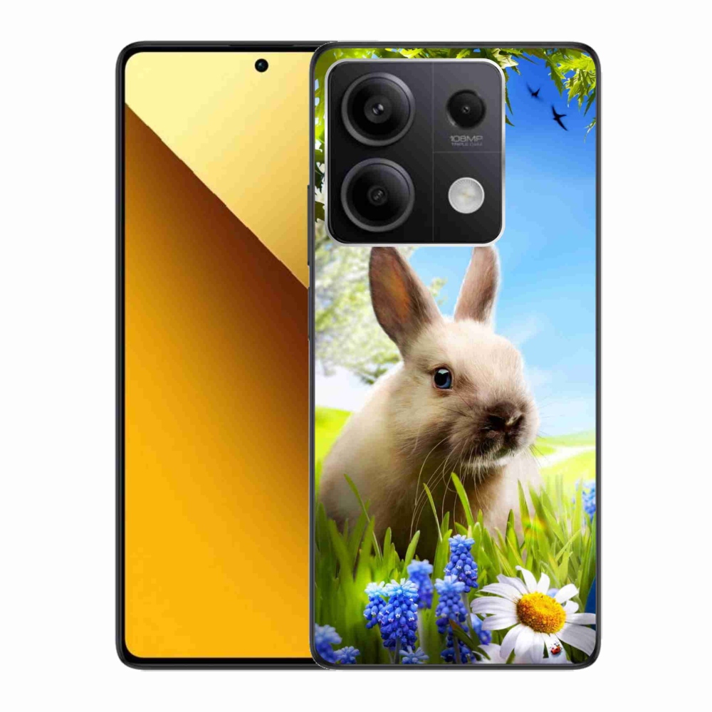 Gél borítás mmCase a Xiaomi Redmi Note 13 5G-hez - nyuszi