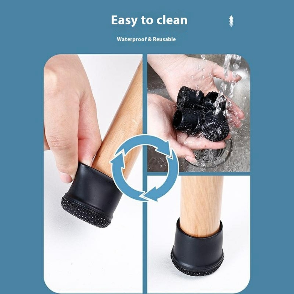 Szilikon védőkupakok bútorlábra 24 db