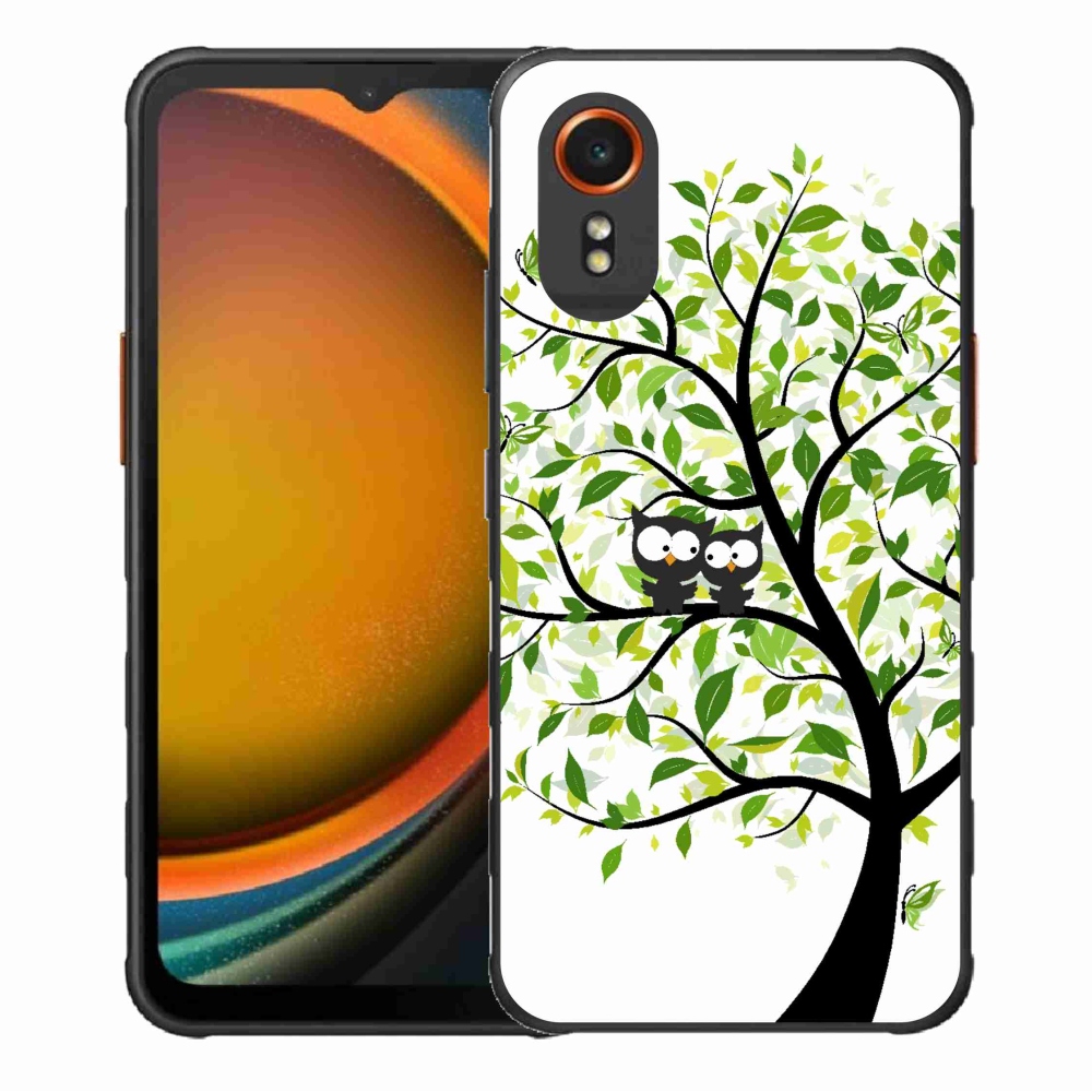 Gél borítás mmCase Samsung Galaxy Xcover 7 készülékhez - baglyok a fán