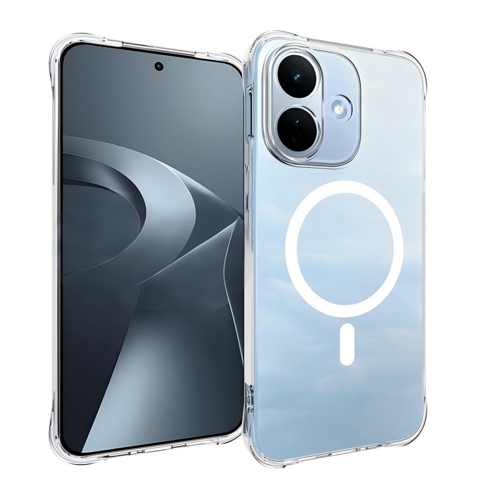 WL1 átlátszó, sarokvédővel ellátott géltok + 2 db teljes felületű üvegfólia a Xiaomi Redmi Note 17 Pro 5G-hez