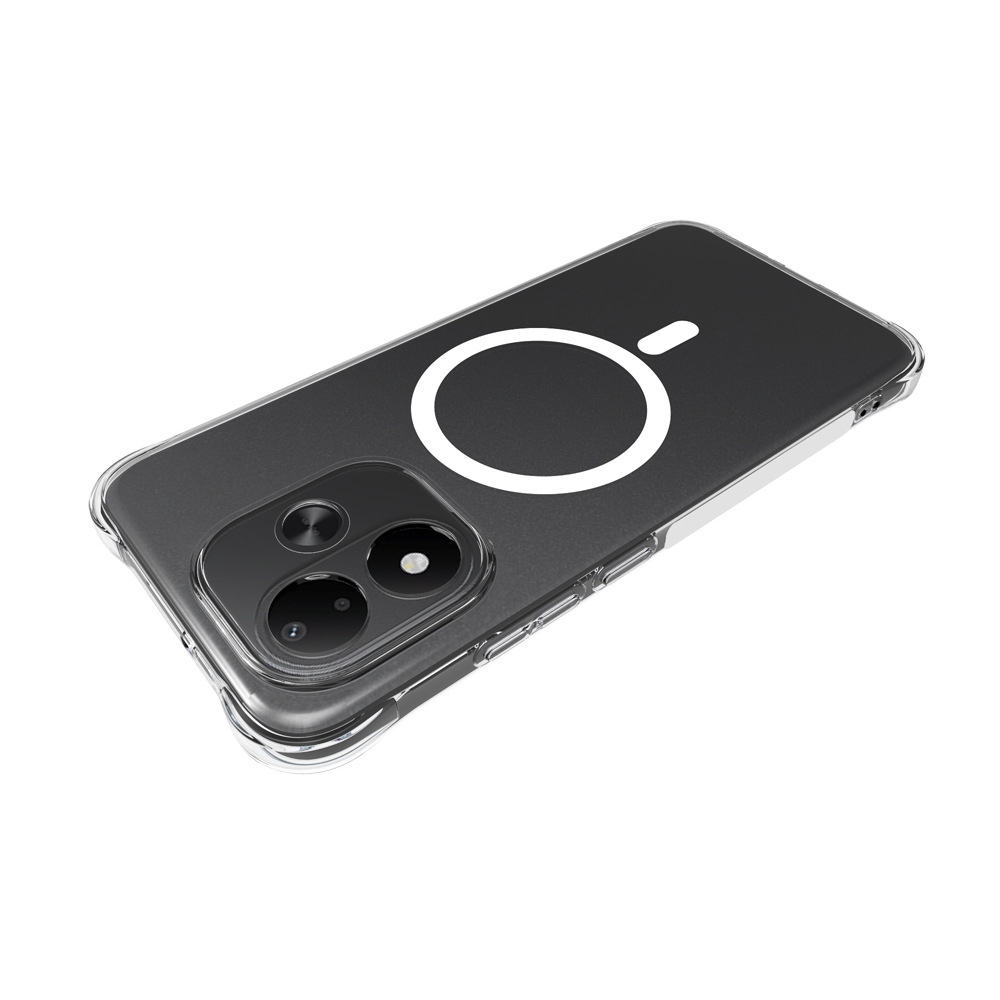 WL2 átlátszó, sarokvédővel ellátott géltok + teljes felületű üveg a Xiaomi Redmi Note 17 4G/5G-hez
