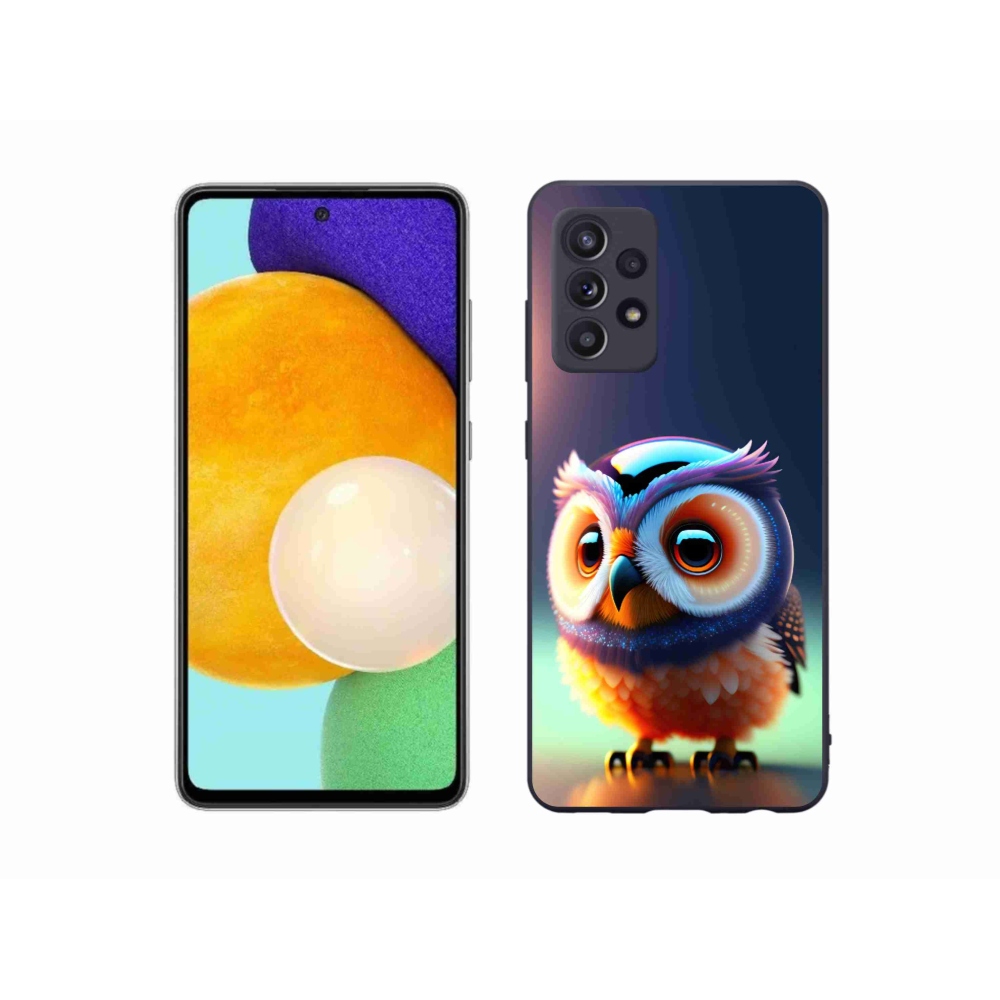 Gél védőhuzat mmCase Samsung Galaxy A52/A52 5G - bagoly