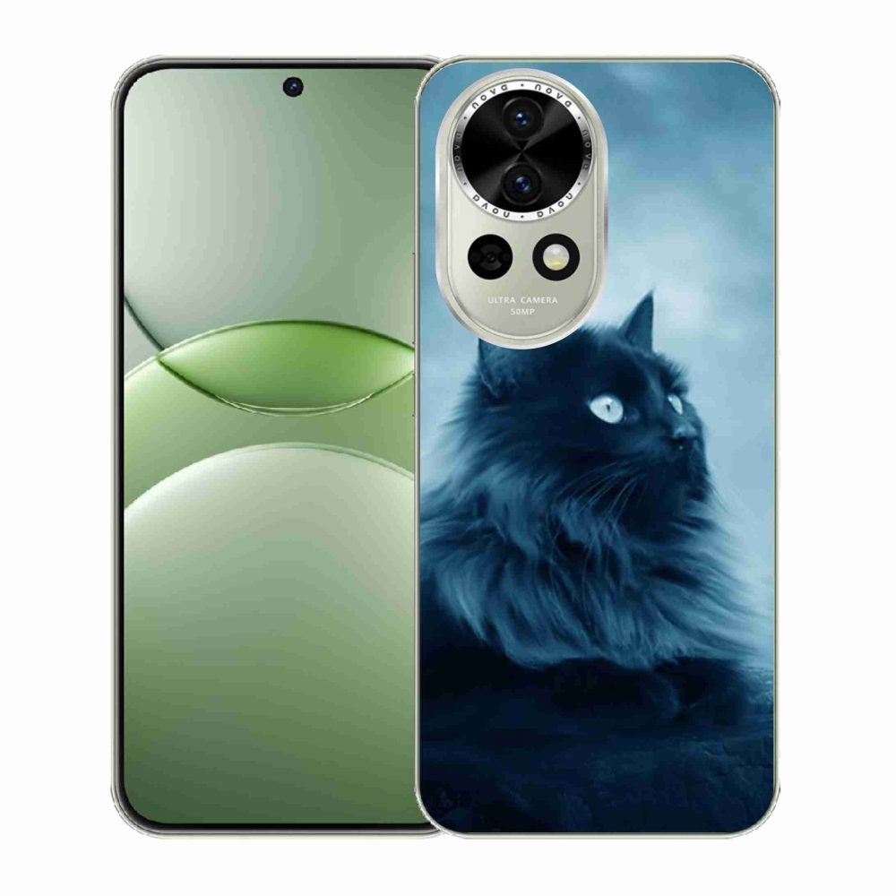 Zselés borítás mmCase a Huawei Nova 13 5G készülékhez - fekete cat 1