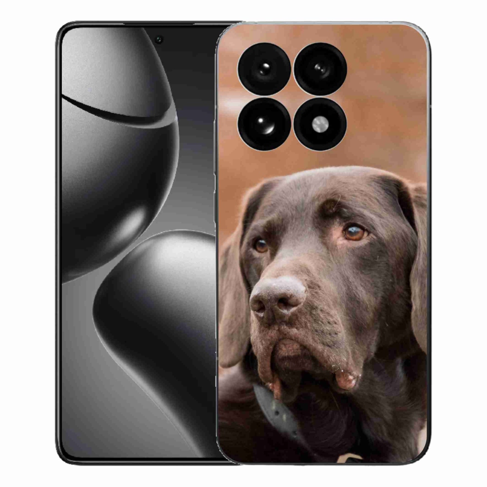 Gél borítás mmCase a Xiaomi 15T-hez - barna labrador