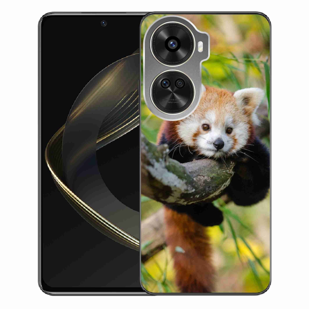 Gél borítás mmCase a Huawei Nova 12 SE-hez - panda piros