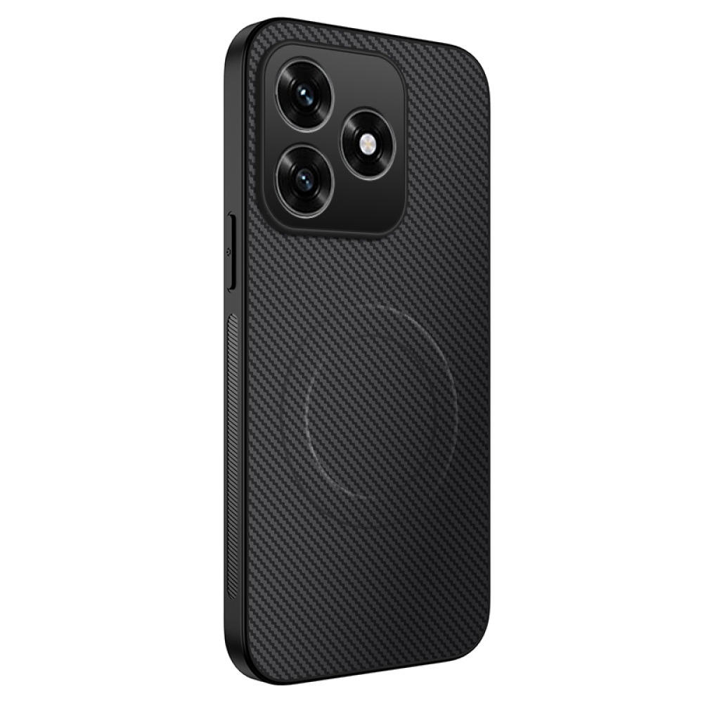 WLF kemény hátú zselés tok MagSafe-fel Honor X5c Plus-hoz - fekete