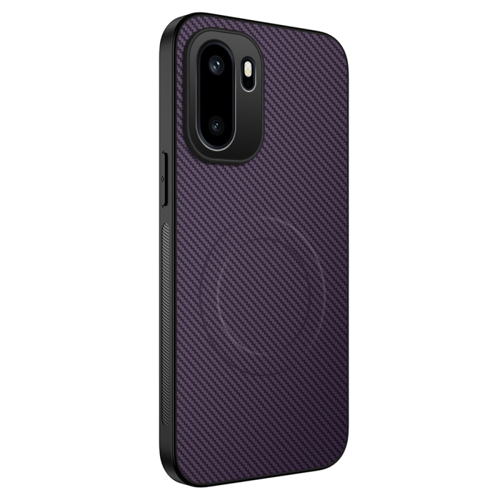 WLF zselés tok fix hátlappal és MagSafe a OnePlus 15R 5G számára - lila